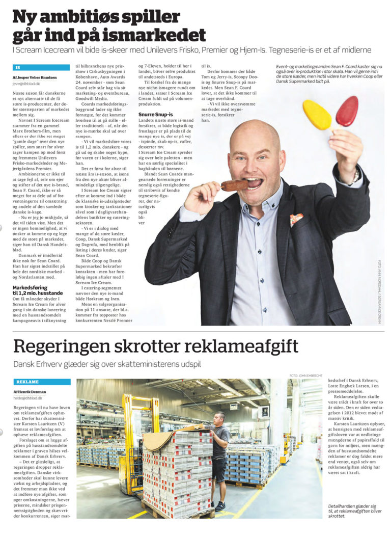 Dansk Handelsblad I Scream Ice Cream 2